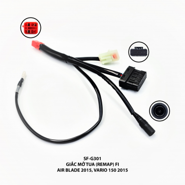 Giắc mở tua (remap) Fi - Air Blade 2015, Vario 150 2015 - SF-G301