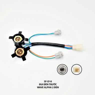 Đui đèn trước - Wave Alpha 2 đèn - SF-D10