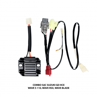 Combo sạc Suzuki GD HCE - Wave S 110, Wave RSX, Wave Blade - HCE-G65