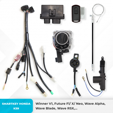 Smartkey Honda K59 - Winner V1, Future Fi/ X/ Neo, Wave Alpha, Wave Blade, Wave RSX,... - HD02FU