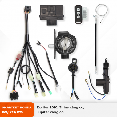 Smartkey Honda K01/K35/K29 - Exciter 2010, Sirius xăng cơ, Jupiter xăng cơ,... - HD33EX2010