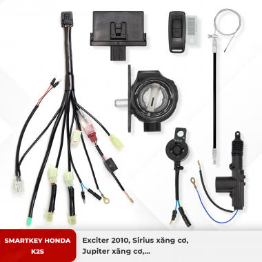 Smartkey Honda K2S - Exciter 2010, Sirius xăng cơ, Jupiter xăng cơ,... - HDK2S-EX2010