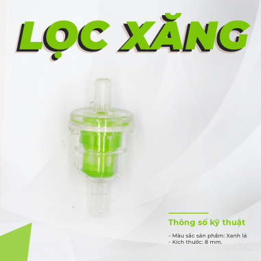 Lọc xăng nhựa trong suốt