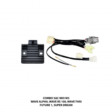 Combo sạc Mio M3 - Wave Alpha, Wave RS 100, Wave Thái, Future 1, Super Dream - MIO-G78